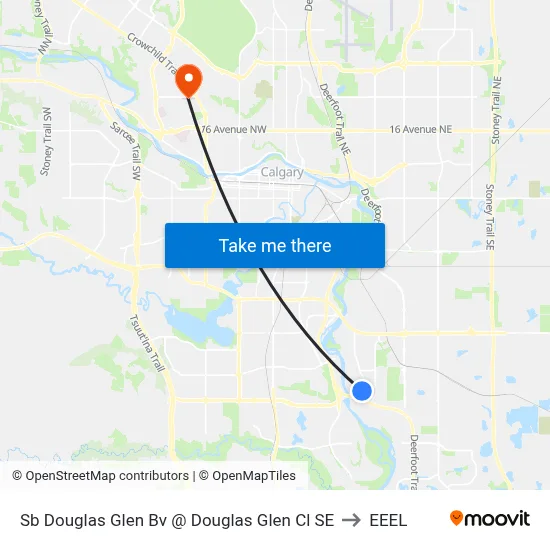 Sb Douglas Glen Bv @ Douglas Glen Cl SE to EEEL map