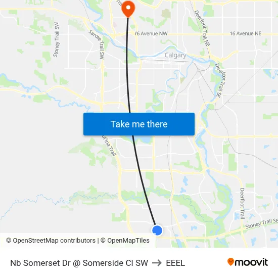 Nb Somerset Dr @ Somerside  Cl SW to EEEL map