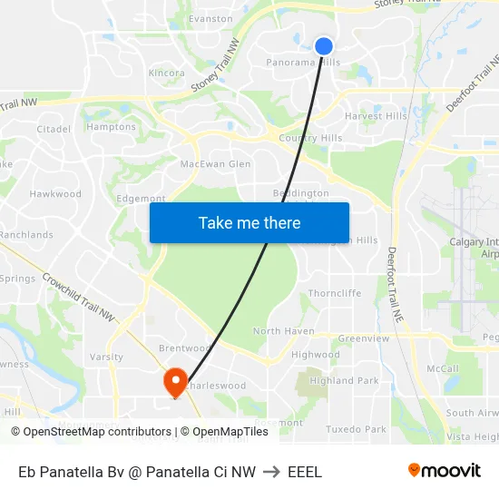 Eb Panatella Bv @ Panatella Ci NW to EEEL map