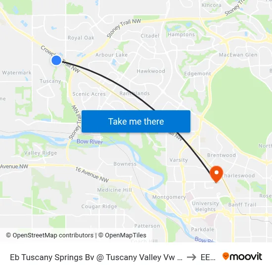 Eb Tuscany Springs Bv @ Tuscany Valley Vw NW to EEEL map