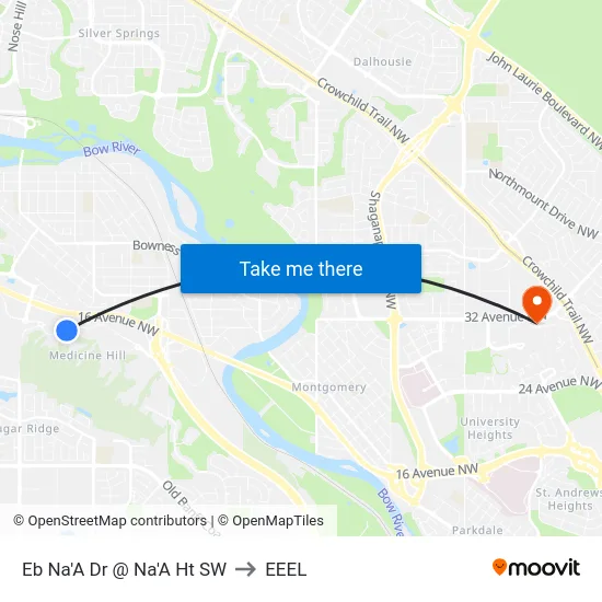 Eb Na'A Dr @ Na'A Ht SW to EEEL map