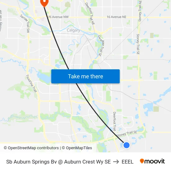 Sb Auburn Springs Bv @ Auburn Crest Wy SE to EEEL map