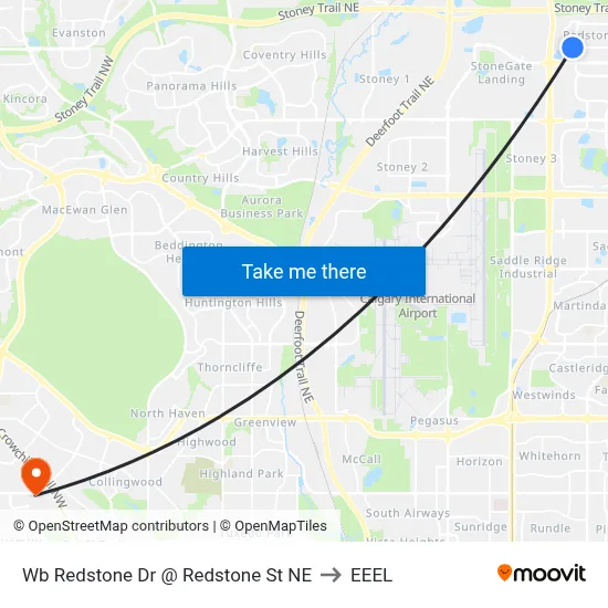 Wb  Redstone Dr @  Redstone St NE to EEEL map