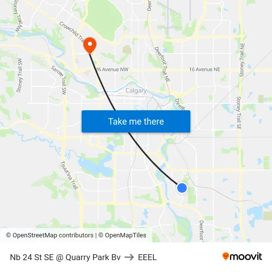 Nb 24 St SE @ Quarry Park Bv to EEEL map