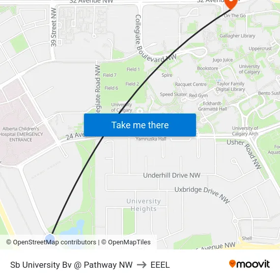Sb University Bv @ Pathway NW to EEEL map