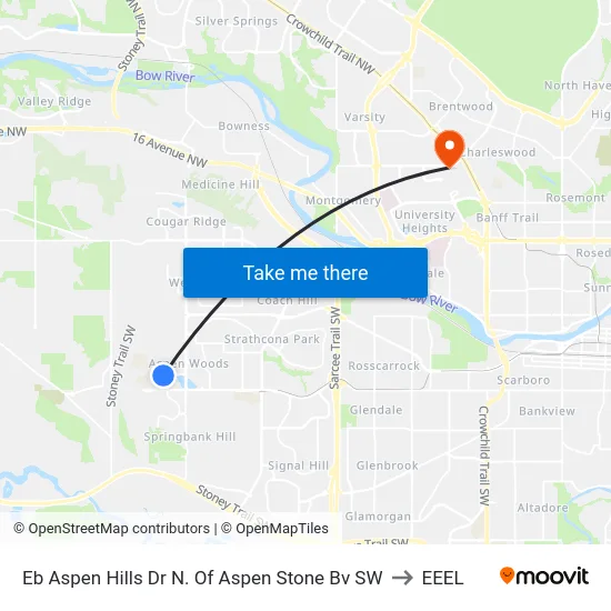 Eb Aspen Hills Dr N. Of Aspen Stone Bv SW to EEEL map