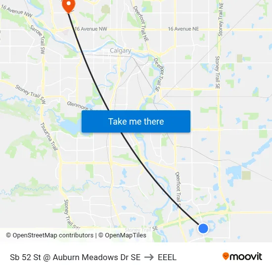 Sb 52 St @ Auburn Meadows Dr SE to EEEL map