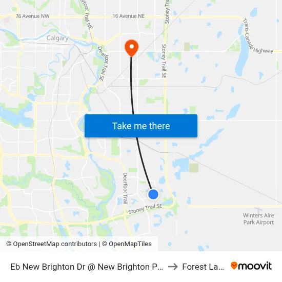Eb New Brighton Dr @ New Brighton Pa SE to Forest Lawn map