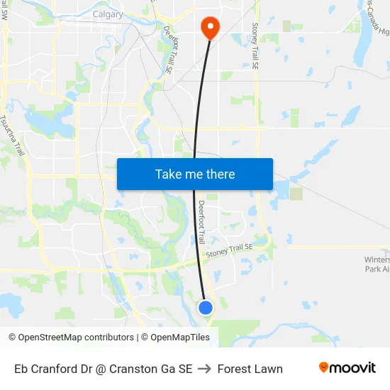Eb Cranford Dr @ Cranston Ga SE to Forest Lawn map