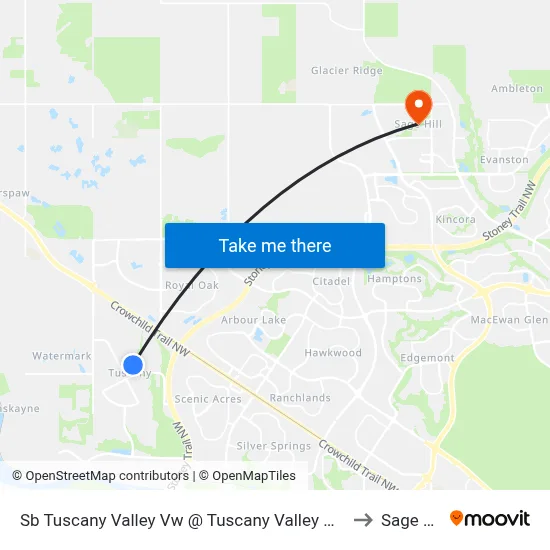 Sb Tuscany Valley Vw @ Tuscany  Valley Ga NW to Sage Hill map