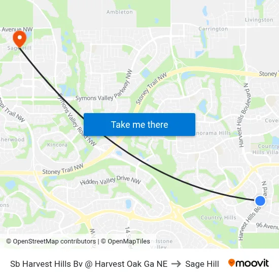 Sb Harvest Hills Bv @ Harvest Oak Ga NE to Sage Hill map