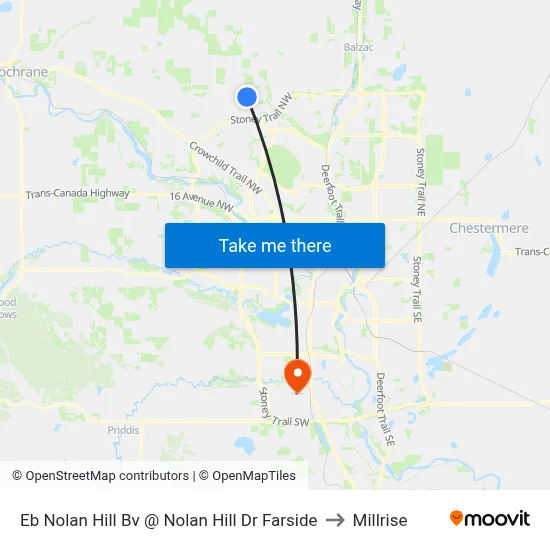 Eb Nolan Hill Bv @ Nolan Hill Dr Farside to Millrise map