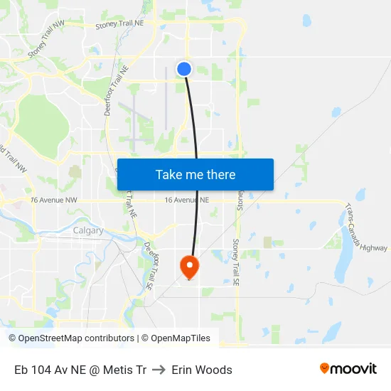 Eb 104 Av NE @ Metis Tr to Erin Woods map