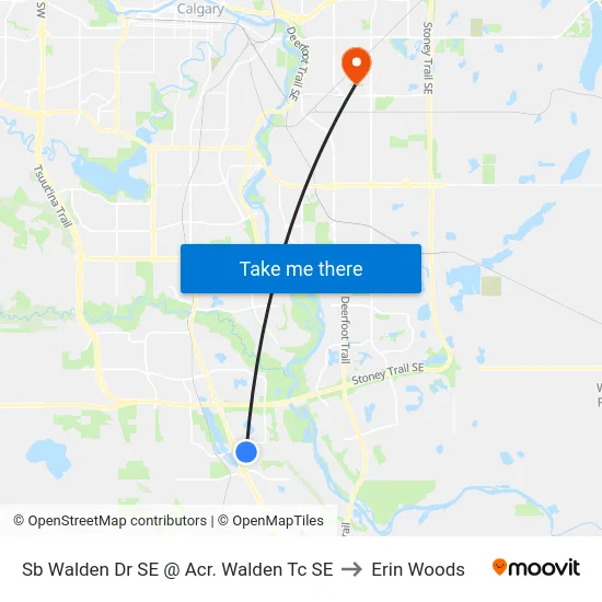 Sb Walden Dr SE @ Acr. Walden Tc SE to Erin Woods map