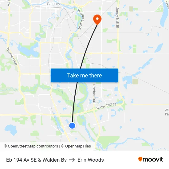 Eb 194 Av SE & Walden Bv to Erin Woods map