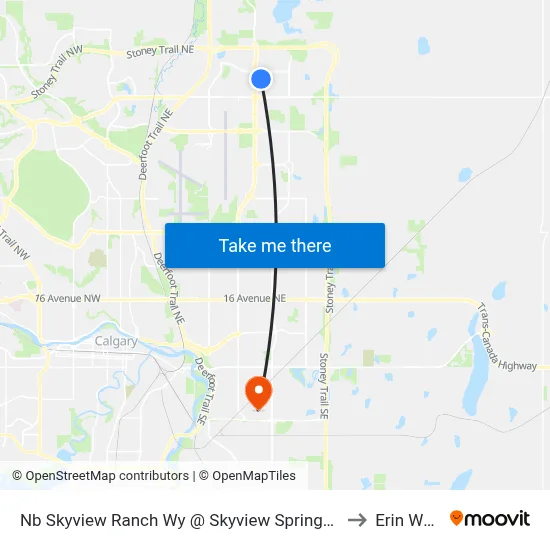 Nb Skyview Ranch Wy @ Skyview Springs Mr South NE to Erin Woods map