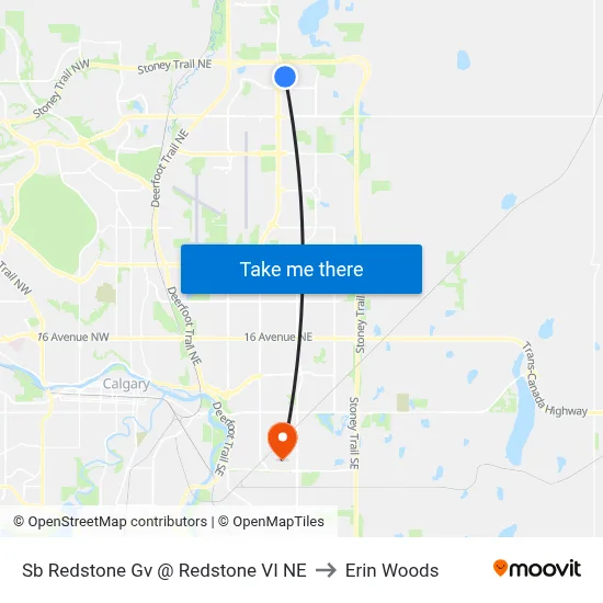 Sb Redstone Gv @ Redstone VI NE to Erin Woods map