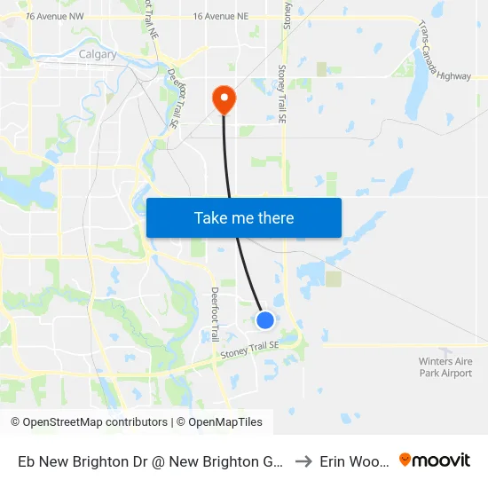 Eb New Brighton Dr @ New Brighton Gv SE to Erin Woods map