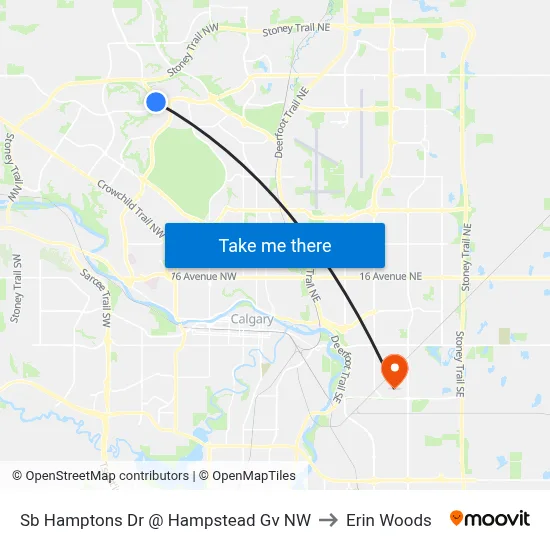 Sb Hamptons Dr @ Hampstead Gv NW to Erin Woods map