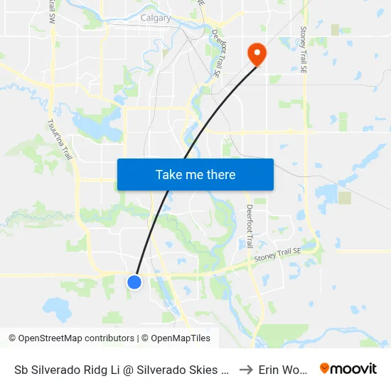 Sb Silverado Ridg Li @ Silverado Skies Dr SW to Erin Woods map