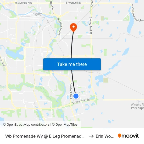 Wb Promenade Wy @ E.Leg Promenade Pa SE to Erin Woods map
