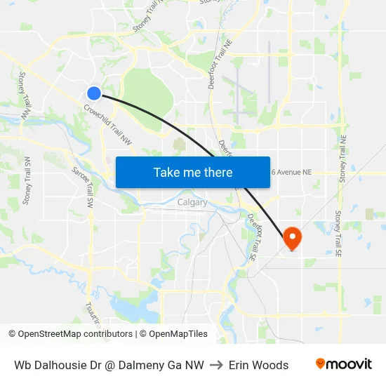 Wb Dalhousie Dr @ Dalmeny Ga NW to Erin Woods map