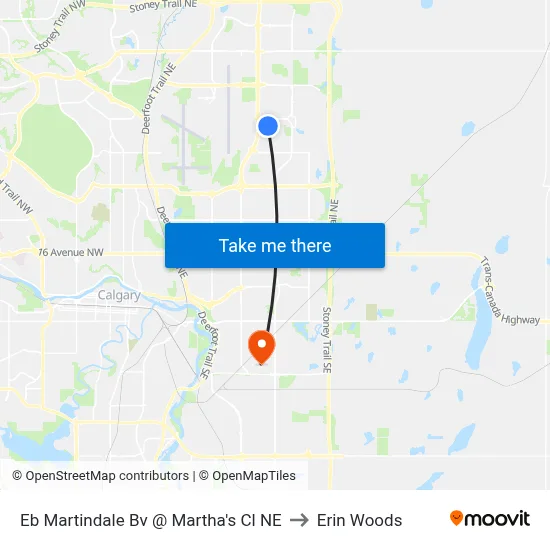 Eb Martindale Bv @ Martha's Cl NE to Erin Woods map
