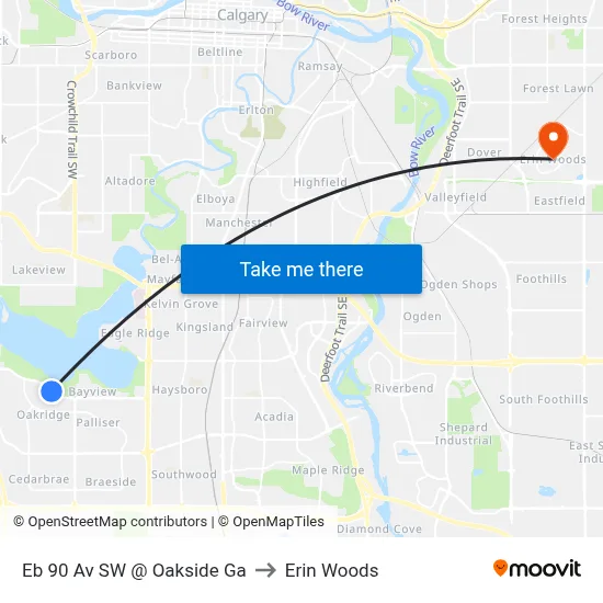 Eb 90 Av SW @ Oakside Ga to Erin Woods map