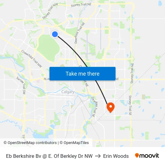 Eb Berkshire Bv @ E. Of Berkley Dr NW to Erin Woods map