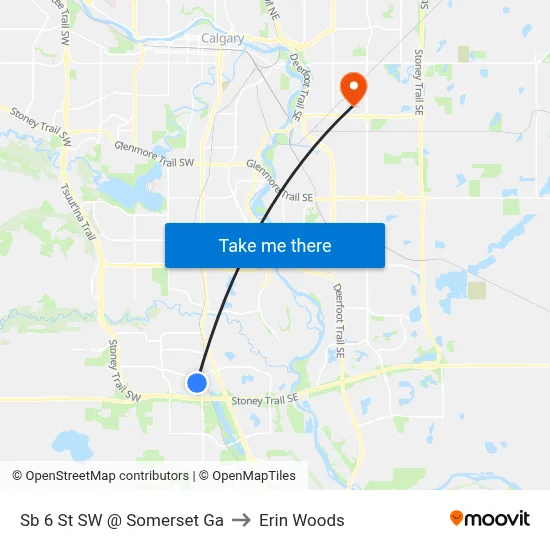 Sb 6 St SW @ Somerset Ga to Erin Woods map
