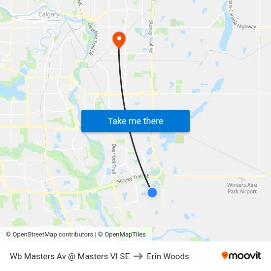 Wb Masters Av @ Masters VI SE to Erin Woods map