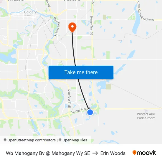Wb Mahogany Bv @ Mahogany Wy SE to Erin Woods map
