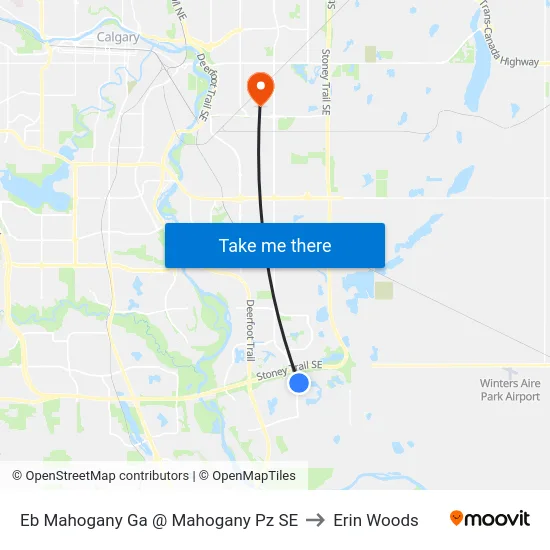 Eb Mahogany Ga @ Mahogany Pz SE to Erin Woods map
