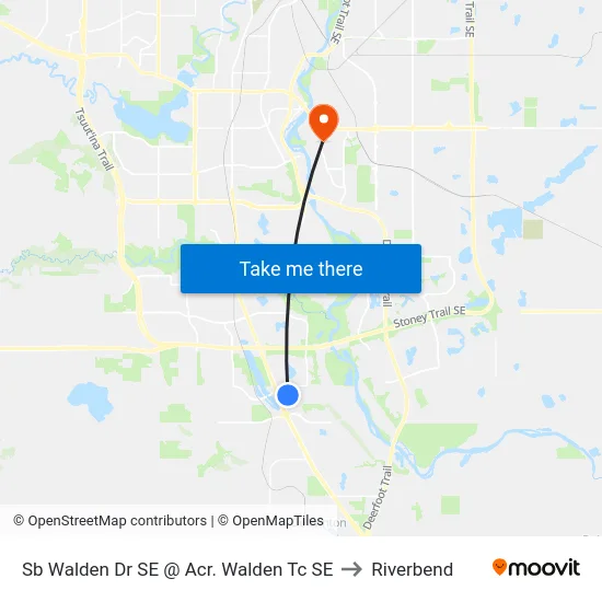 Sb Walden Dr SE @ Acr. Walden Tc SE to Riverbend map