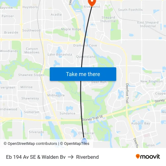 Eb 194 Av SE & Walden Bv to Riverbend map
