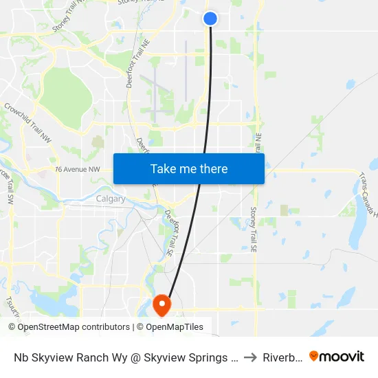 Nb Skyview Ranch Wy @ Skyview Springs Mr South NE to Riverbend map