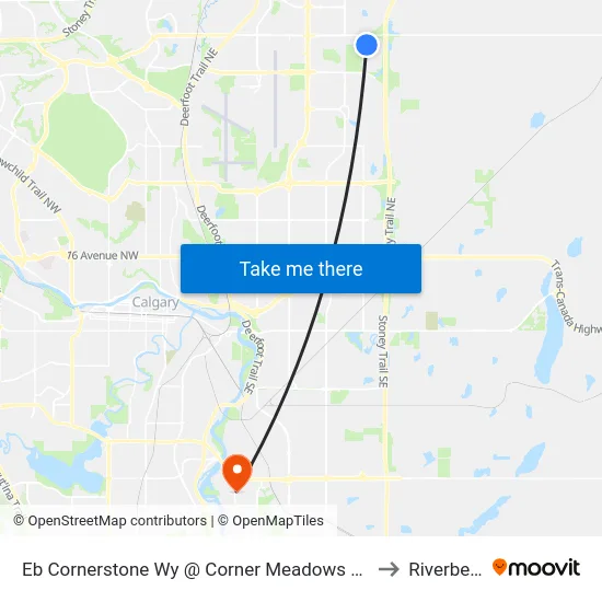 Eb Cornerstone Wy @ Corner Meadows Ga NE to Riverbend map