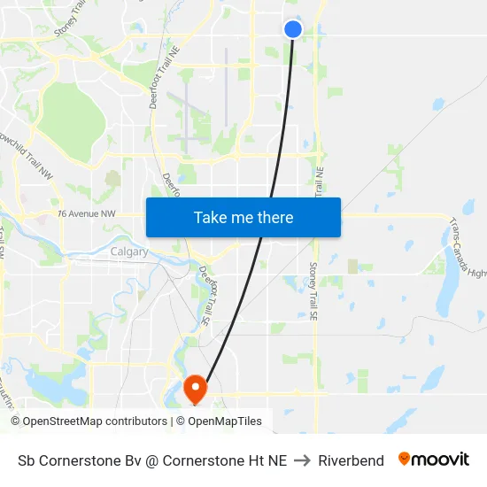 Sb Cornerstone Bv @ Cornerstone Ht NE to Riverbend map