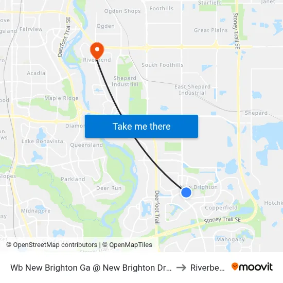 Wb New Brighton Ga @ New Brighton Dr SE to Riverbend map
