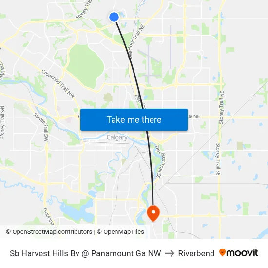 Sb Harvest Hills Bv @ Panamount Ga NW to Riverbend map