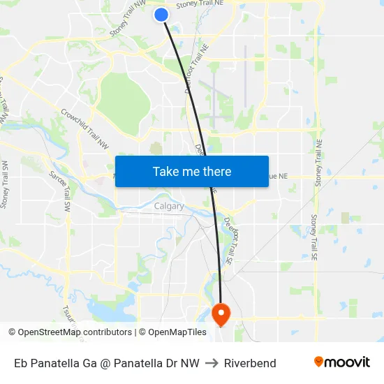 Eb Panatella Ga @ Panatella Dr NW to Riverbend map