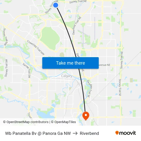 Wb Panatella Bv @ Panora Ga NW to Riverbend map