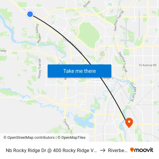 Nb Rocky Ridge Dr @ 400 Rocky Ridge  Vw NW to Riverbend map
