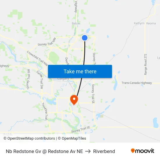 Nb  Redstone Gv @  Redstone Av NE to Riverbend map