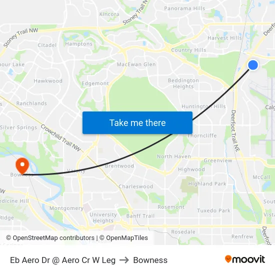 Eb Aero Dr @ Aero Cr W  Leg to Bowness map
