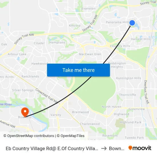 Eb  Country Village Rd@ E.Of Country Village Li NE to Bowness map
