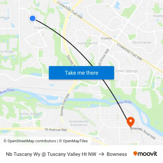 Nb Tuscany  Wy @ Tuscany Valley Ht NW to Bowness map