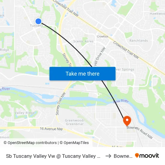 Sb Tuscany Valley Vw @ Tuscany  Valley Ga NW to Bowness map