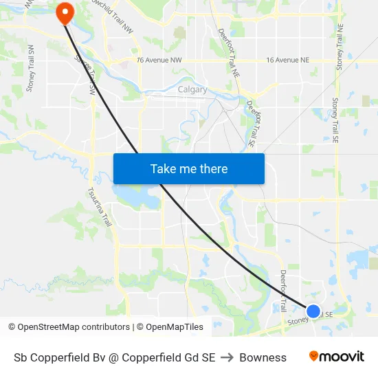 Sb Copperfield Bv @ Copperfield Gd SE to Bowness map