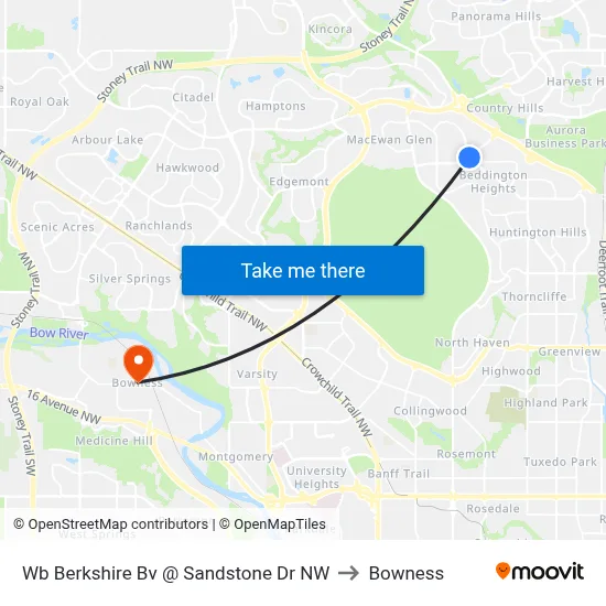 Wb Berkshire Bv @ Sandstone Dr NW to Bowness map